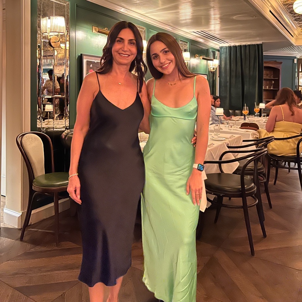 Zara Mint Green Midi Slip Dress